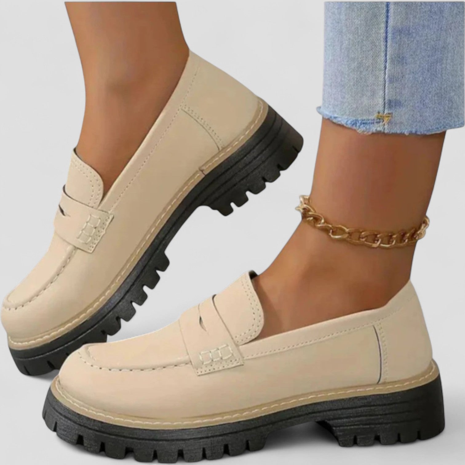Loafers | Chunky Sole Slip On Design