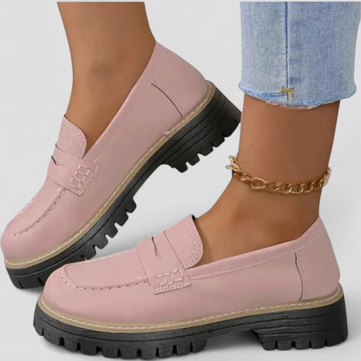 Loafers | Chunky Sole Slip On Design