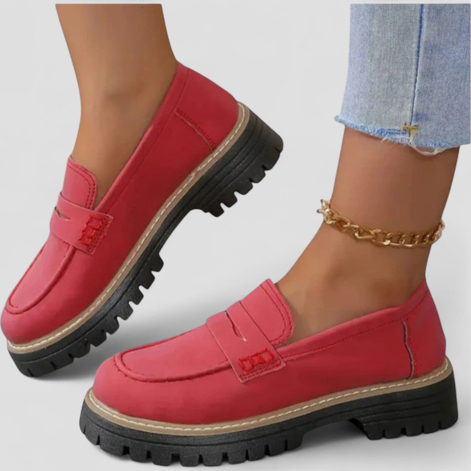 Loafers | Chunky Sole Slip On Design