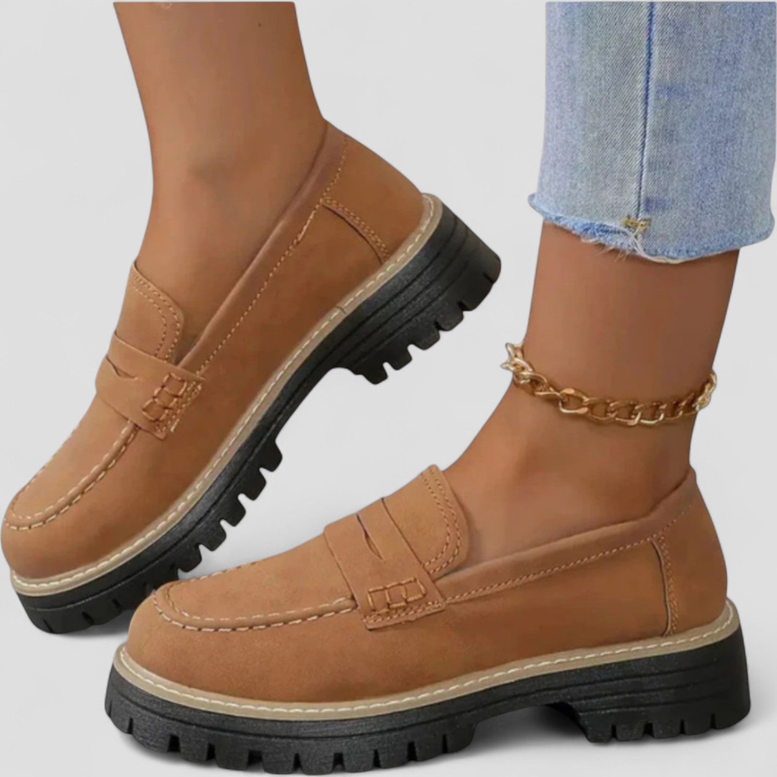 Loafers | Chunky Sole Slip On Design