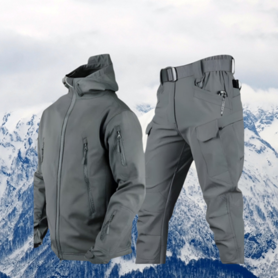Ski Suit Set | Hooded Jacket with Trousers