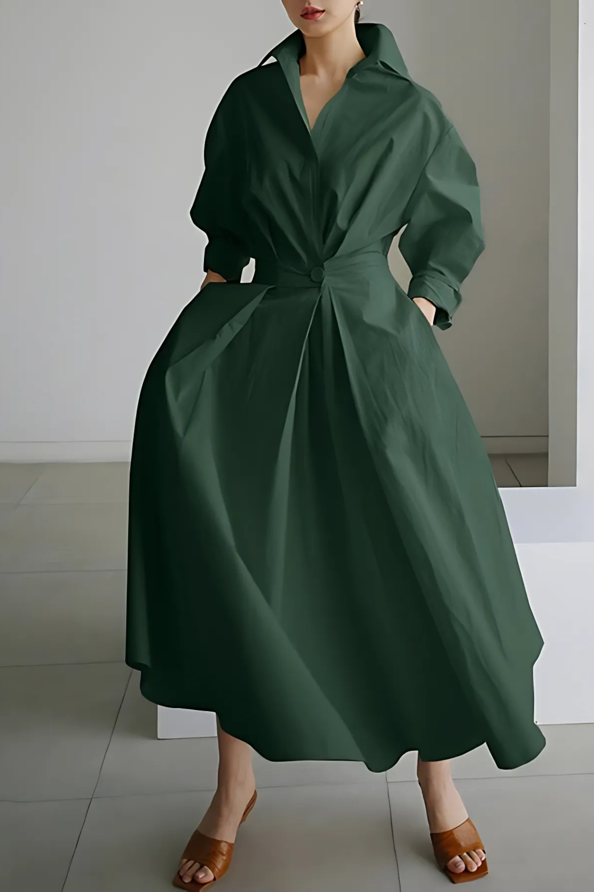 Women's Elegant Formal Wrap Maxi Dress
