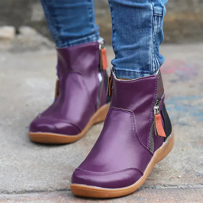Ankle Boots | Side Zip with Padded Cuff