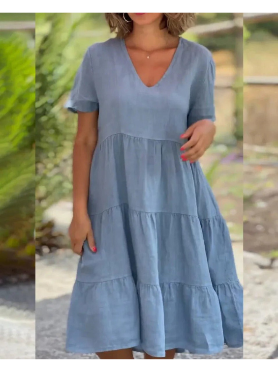 Women's Summer Modest Midi Dress