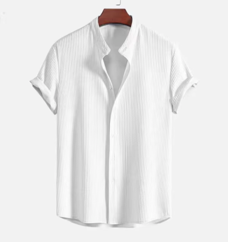 Men's Plain Short Sleeve Polo Shirt