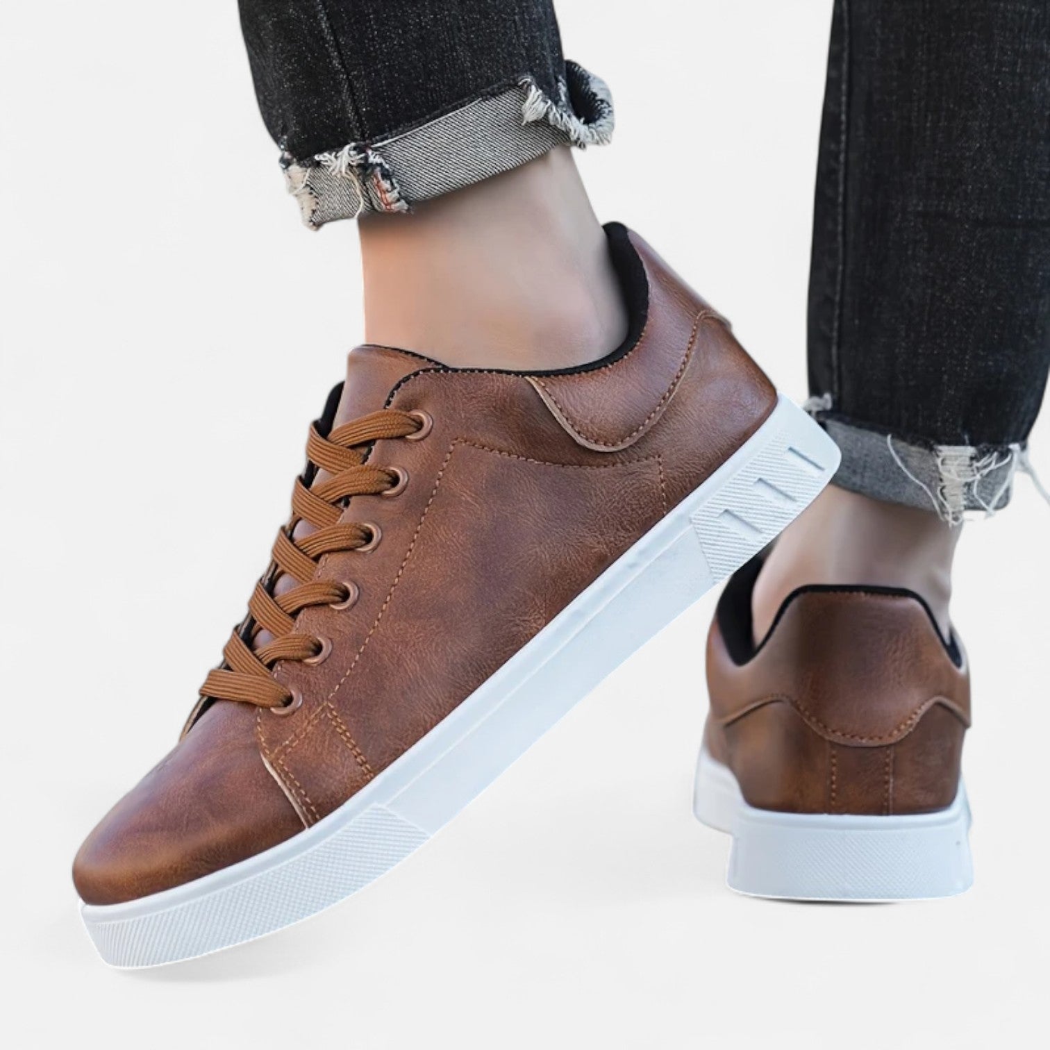 Men’s Sneakers Business Casual | Smart Casual Lace-Up Shoes For Work And Weekend