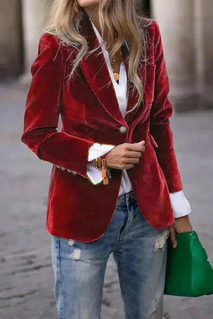 Blazer Jacket | Single Button Tailored