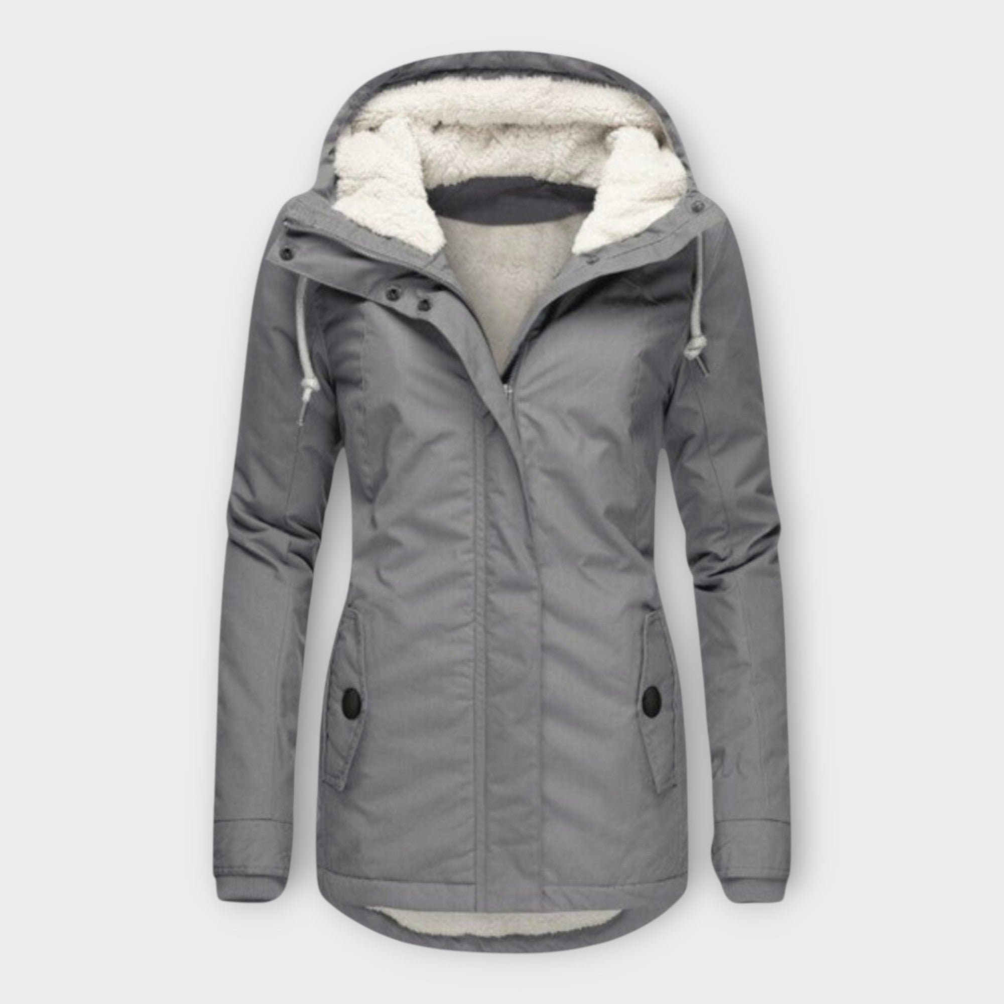 Winter Parka Jacket | Hooded with Fleece Lining