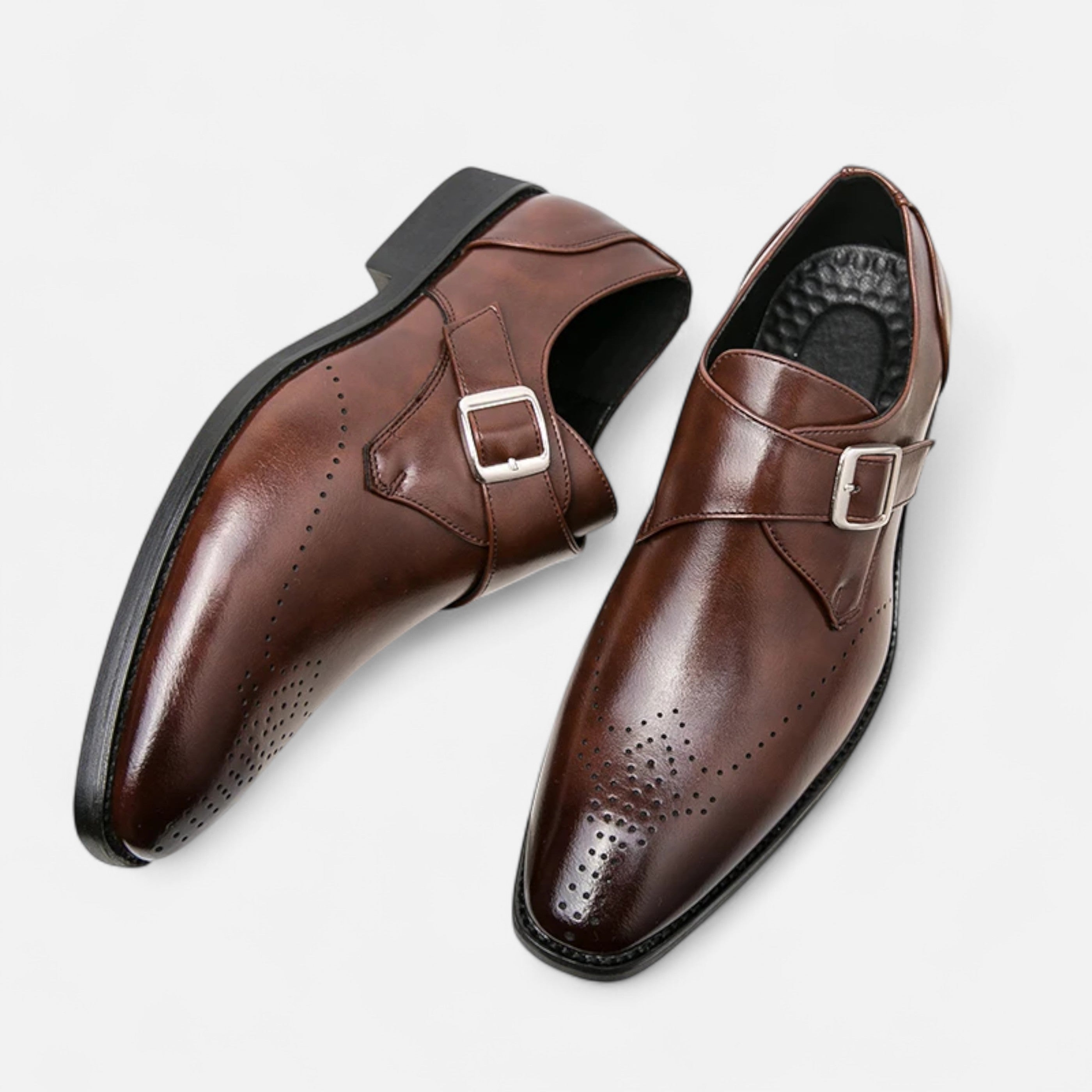 Dress Shoes Loafers Men’s | Monk Strap Formal Footwear For Wedding And Office