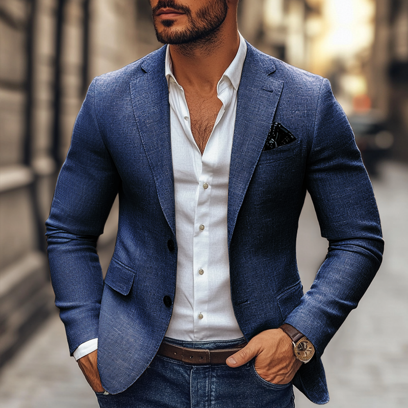 Casual Blazer | Slim Fit Two Button Jacket