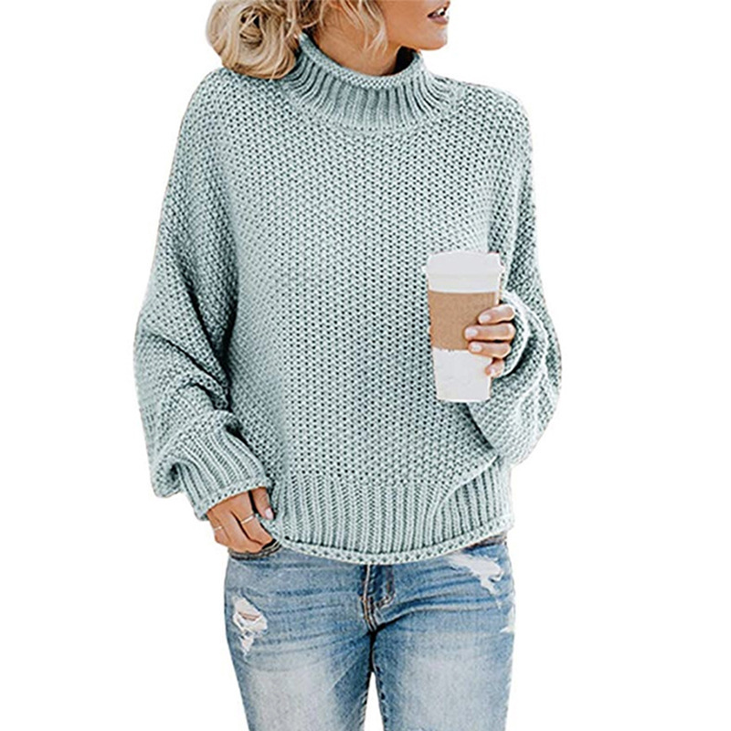 Knit Jumper | High Neck with Relaxed Fit
