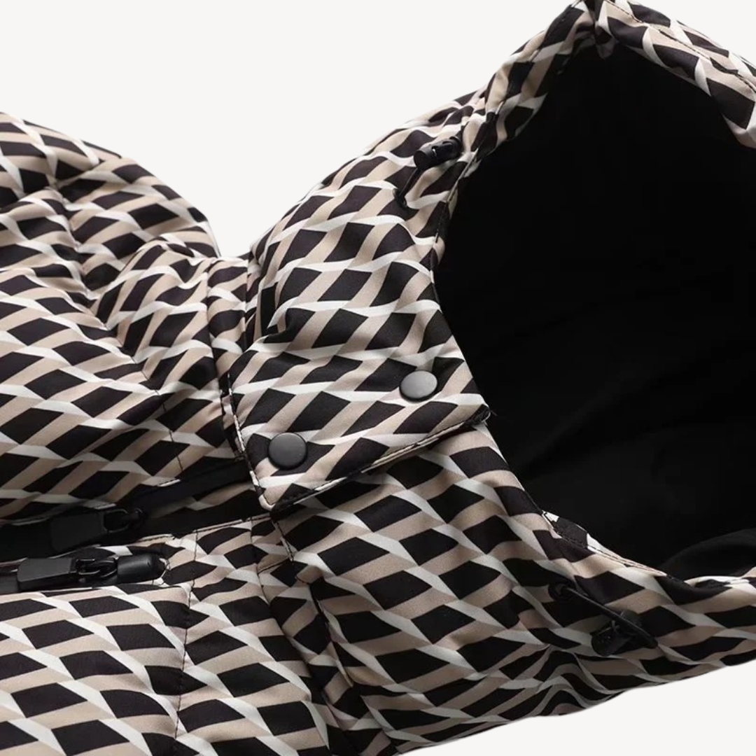 Puffer Jacket | Belted Hooded Style for Winter