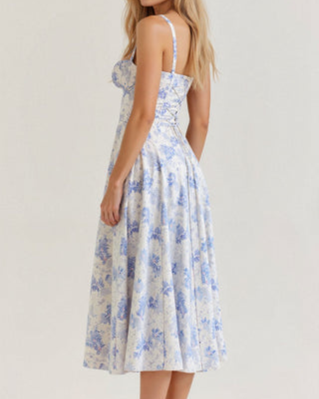 Women's Floral Wedding Guest Wrap Maxi Dress