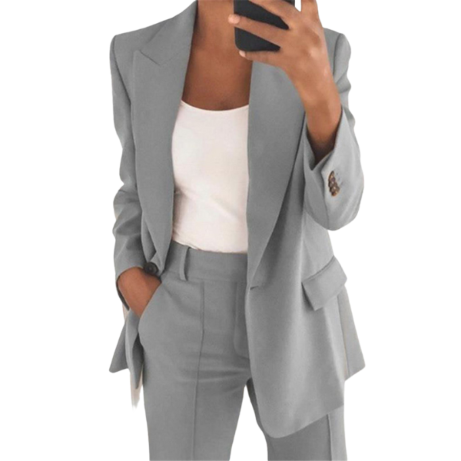 Women's Co Ord Blazer and Trouser Suit Set