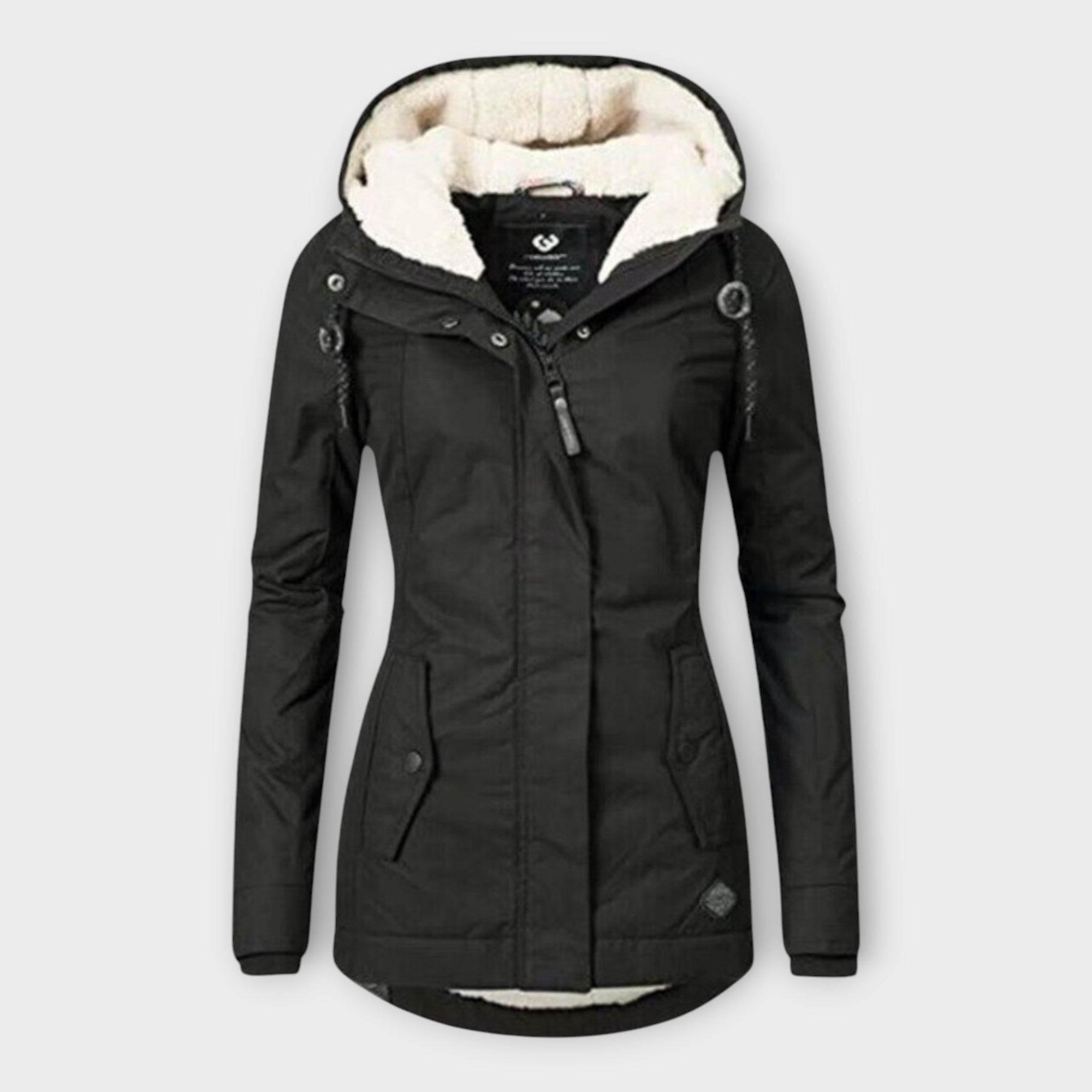 Winter Parka Jacket | Hooded with Fleece Lining