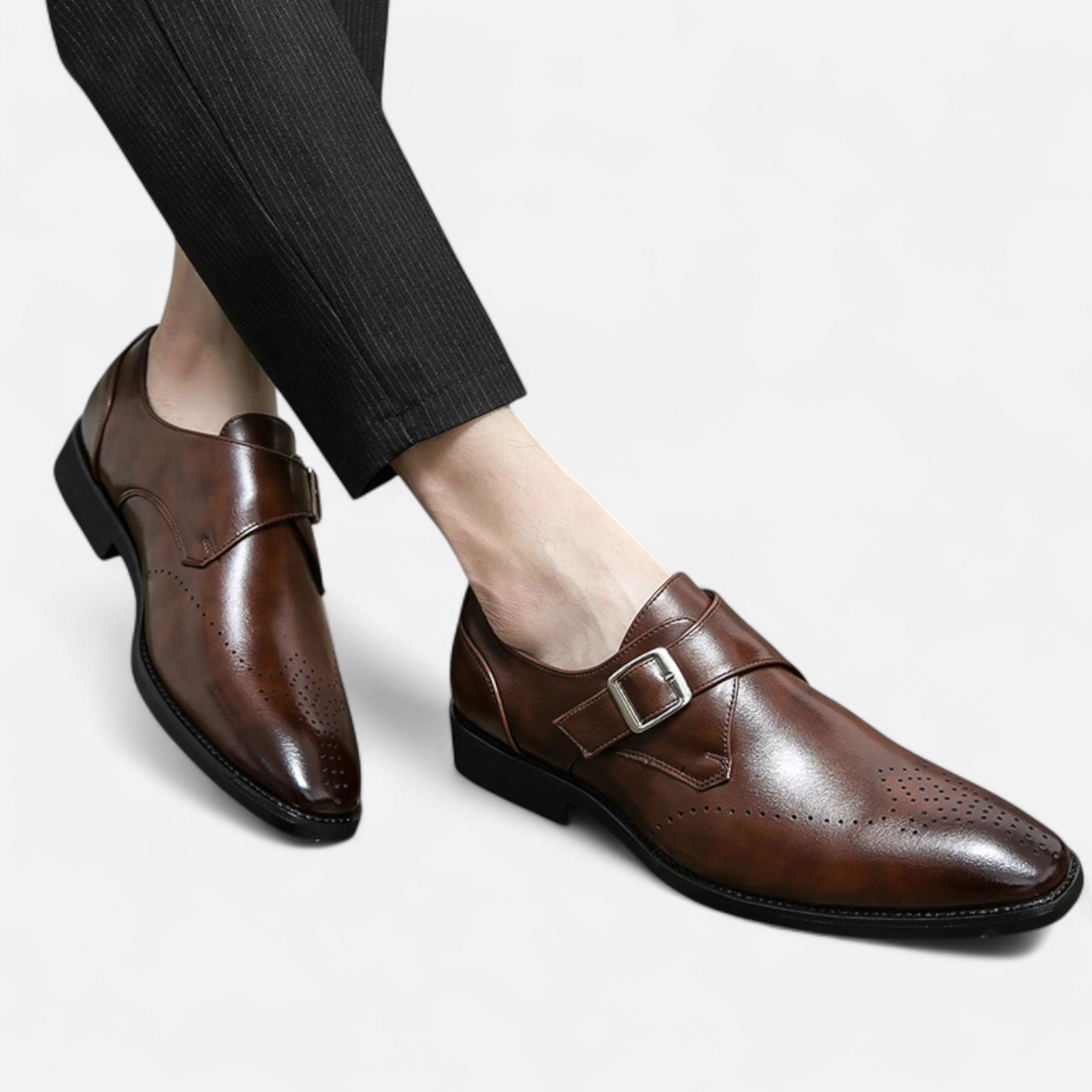 Dress Shoes Loafers Men’s | Monk Strap Formal Footwear For Wedding And Office
