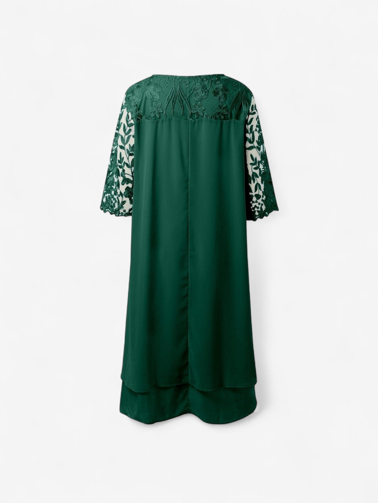 Women’s Elegant Lace Wedding Guest Midi Dress