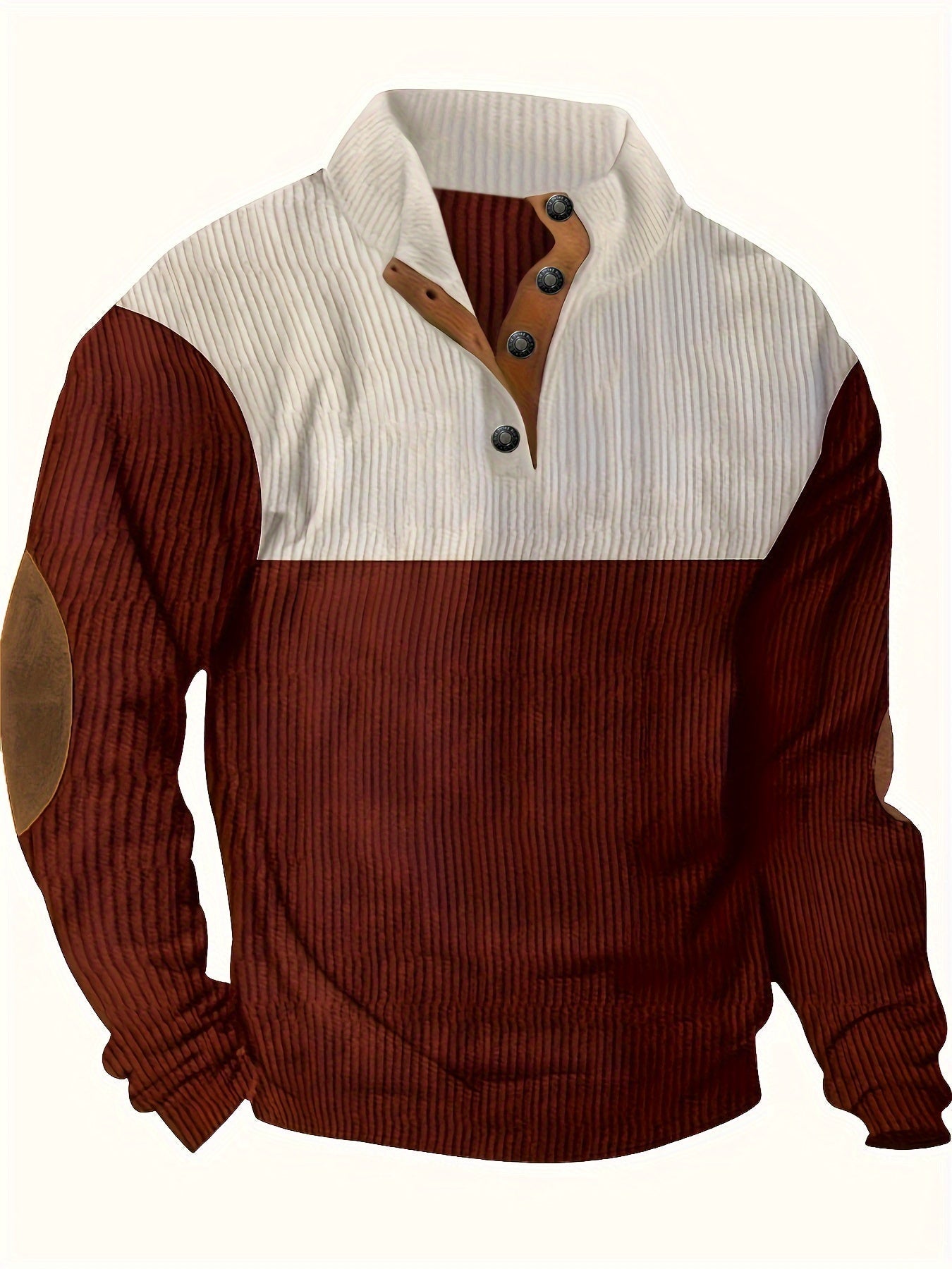 Cable Knit Jumper | Button Collar Long Sleeve