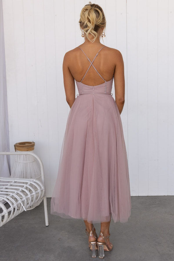 Women's Sleeveless Corset Maxi Dress
