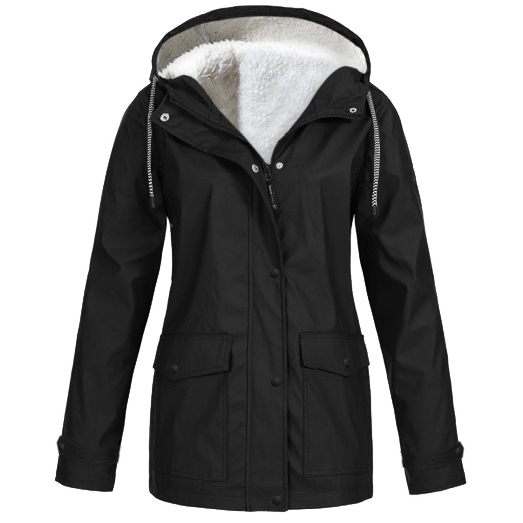 Parka Jacket | Hooded Mid Length with Pockets
