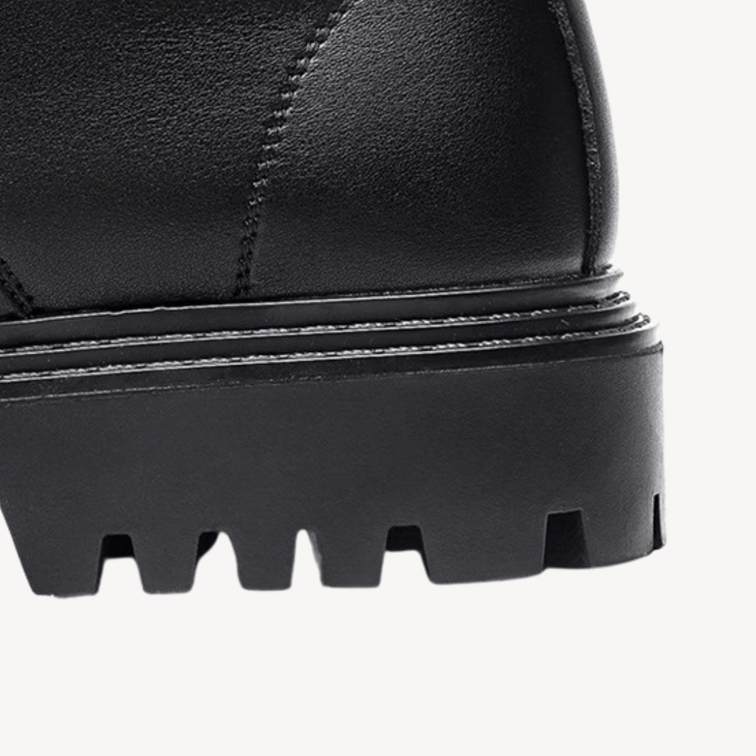 Chunky Boots - Lace Up Ankle Style for Everyday Wear