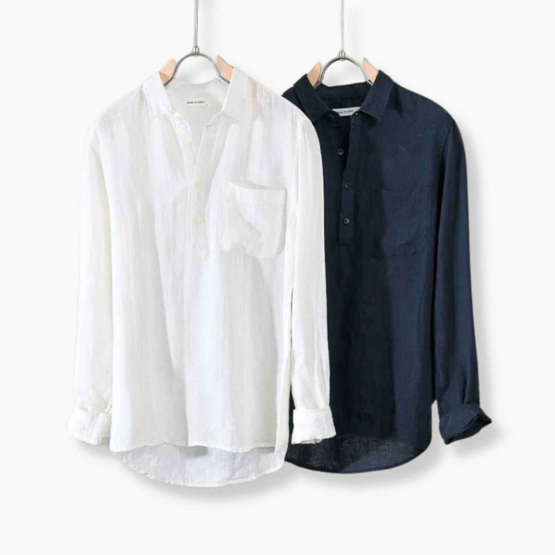 Men's Casual Vintage Long Sleeve Shirt