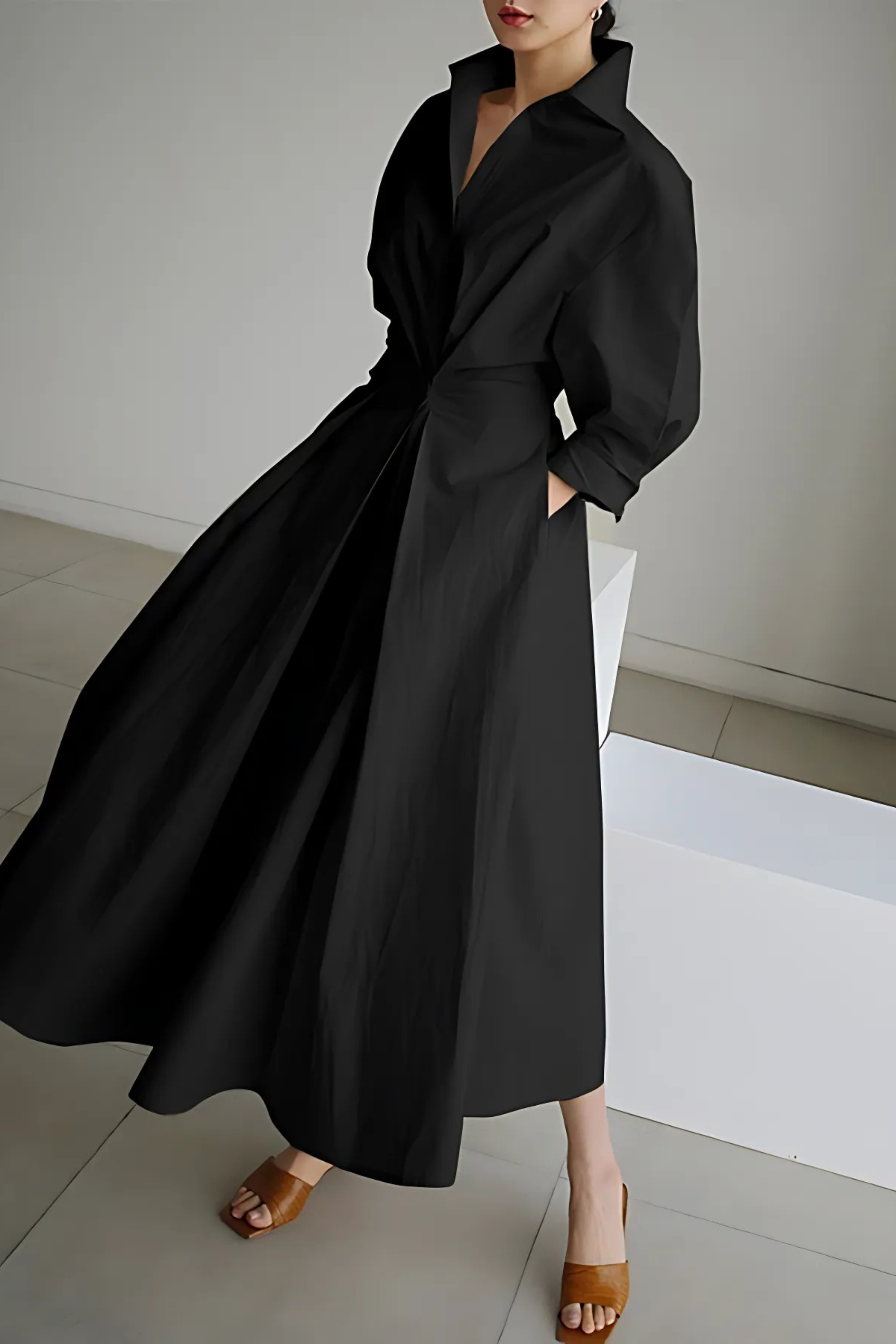 Women's Elegant Formal Wrap Maxi Dress