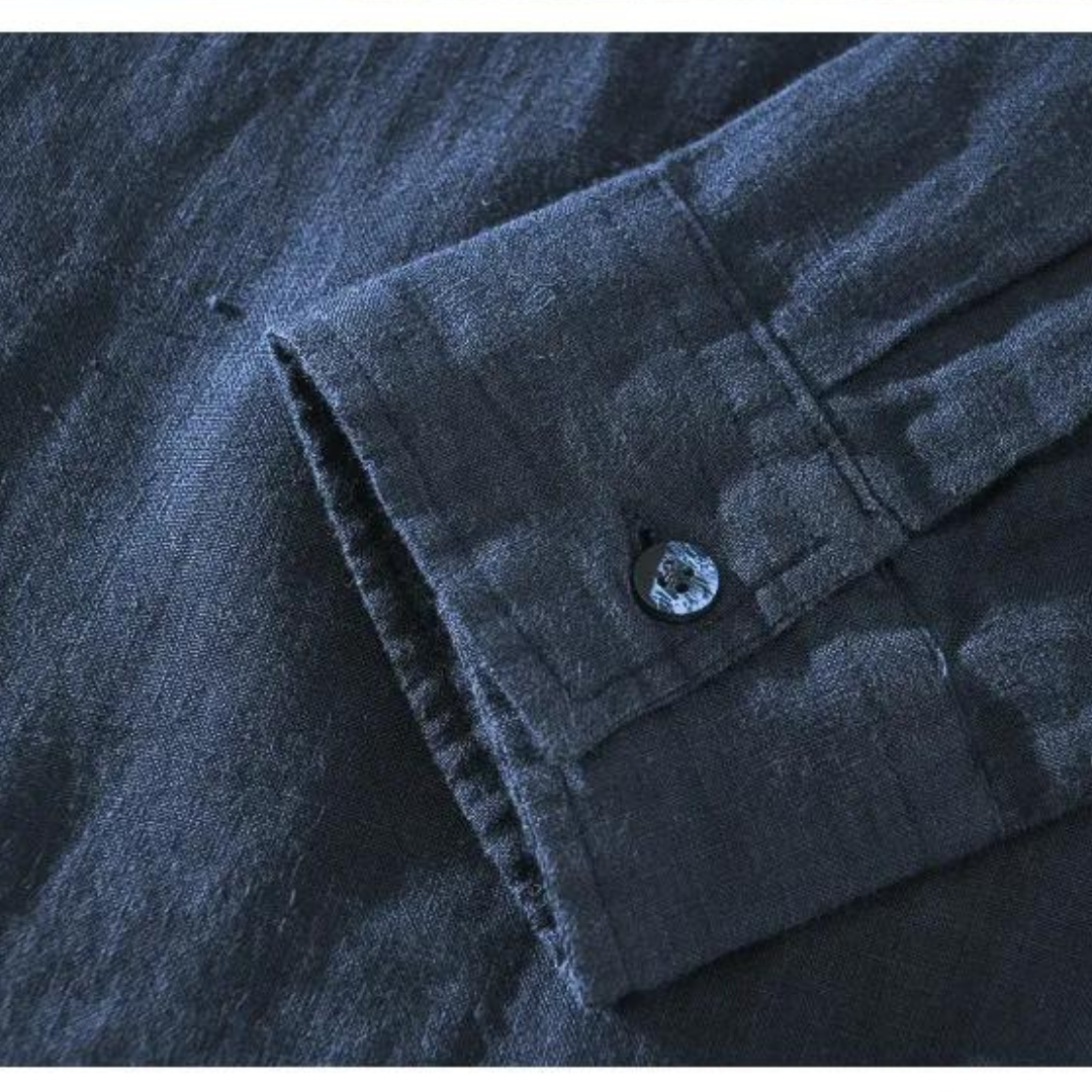 Men's Casual Vintage Long Sleeve Shirt