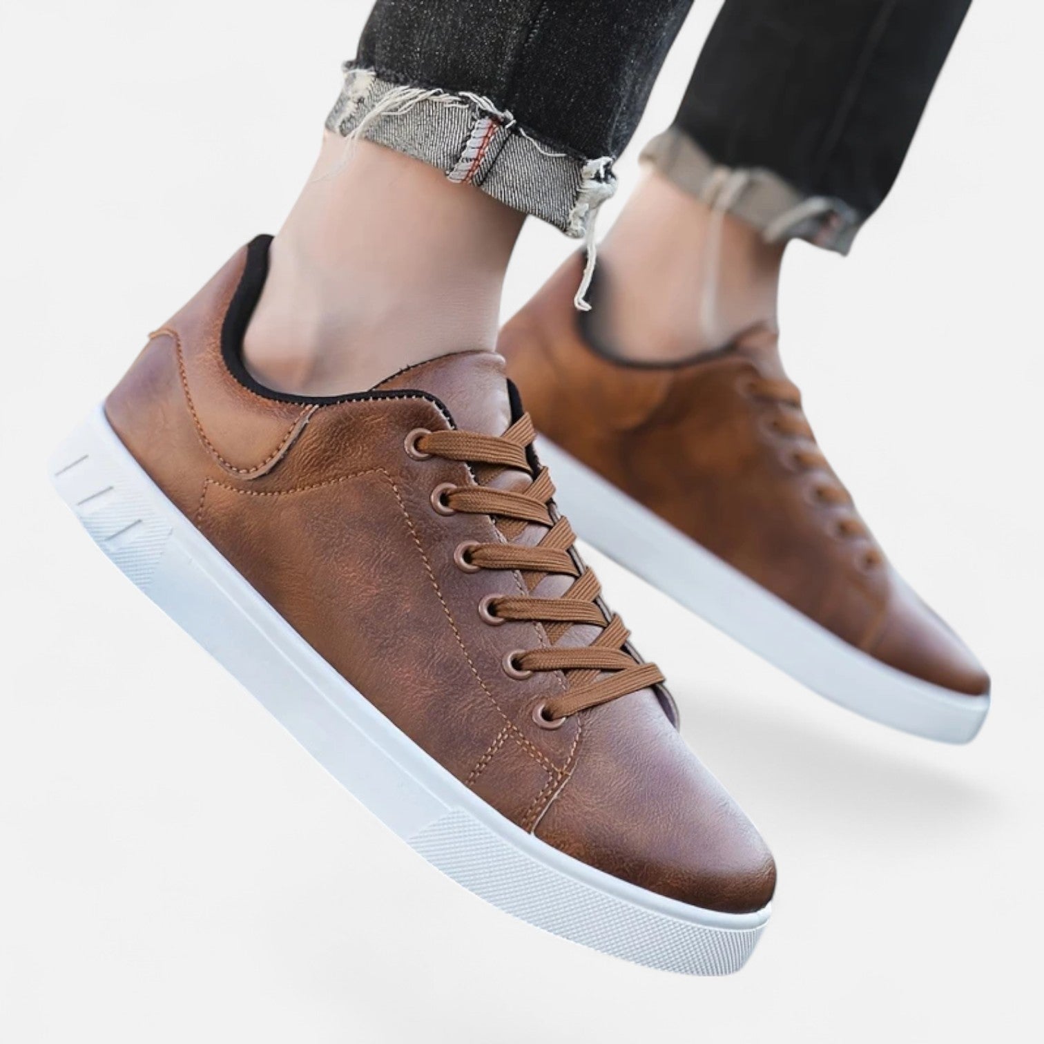 Men’s Sneakers Business Casual | Smart Casual Lace-Up Shoes For Work And Weekend