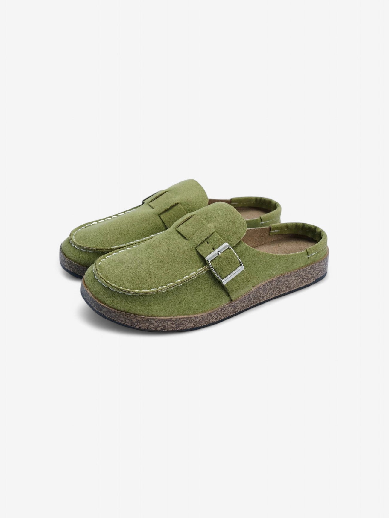 Women's Buckle Slip On Clogs Sandals Slippers