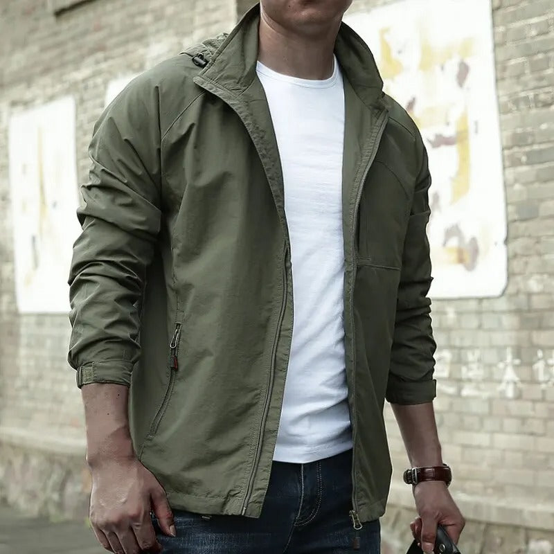 Lightweight Jacket - Zip Up Street Style Fit