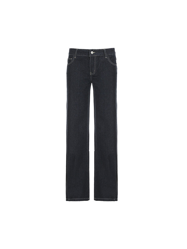 Women’s Low Rise Wide Jeans | Wide Leg Relaxed Fit