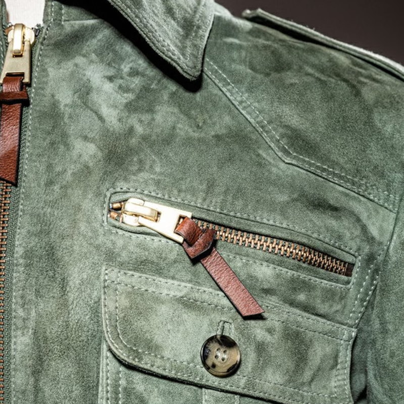 Casual Bomber Jacket | Zip Front with Multiple Pockets