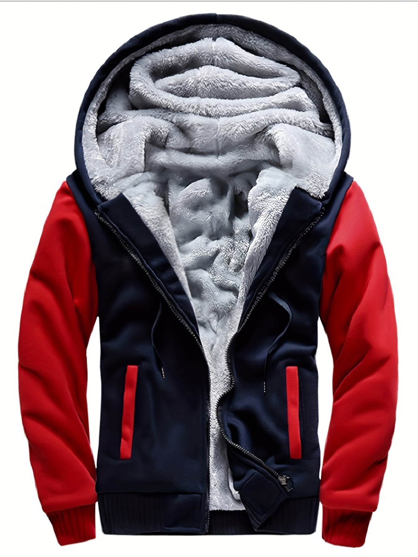 Hooded Jacket - Zip Front with Layered Lining