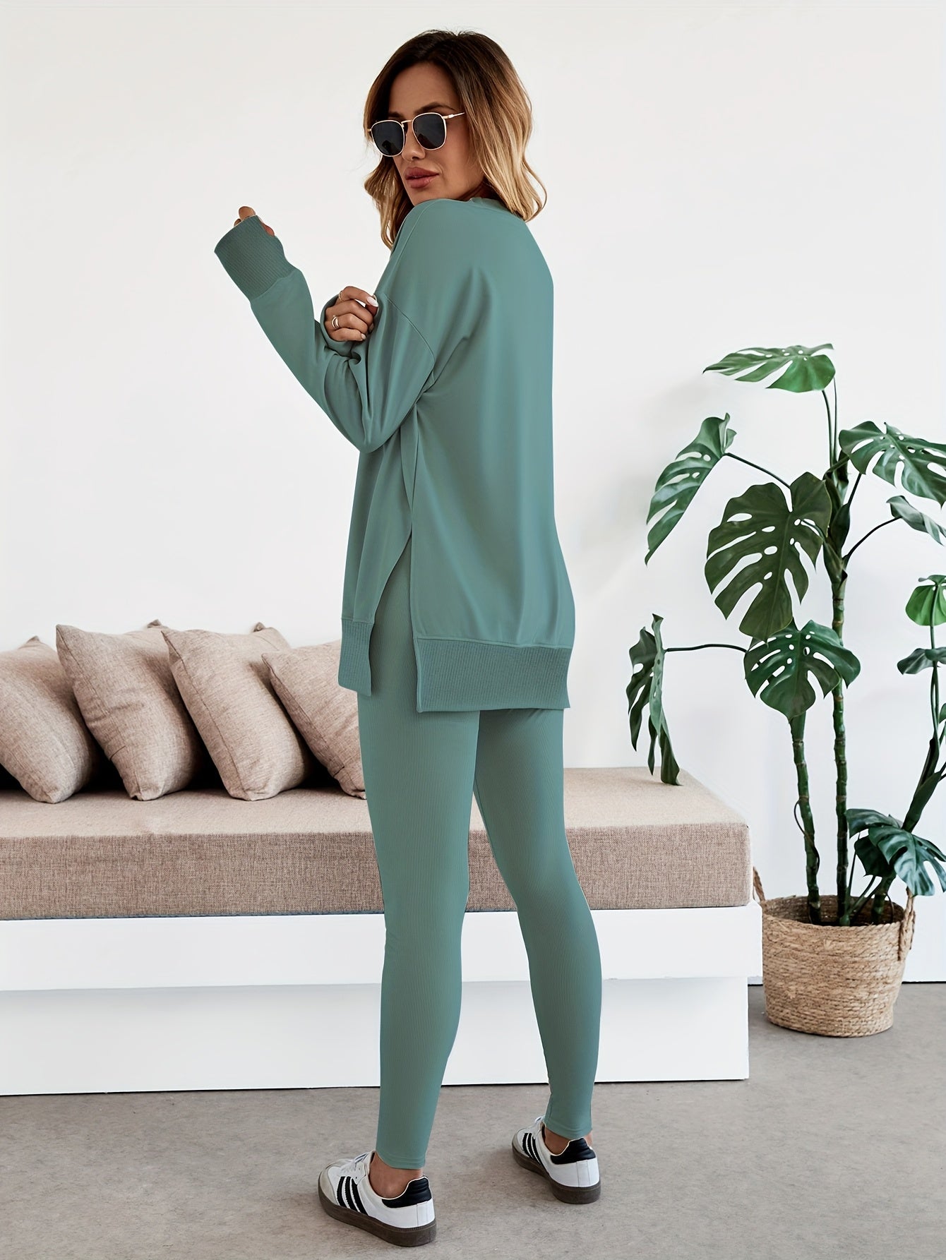Loungewear Set | Oversized Top with Leggings