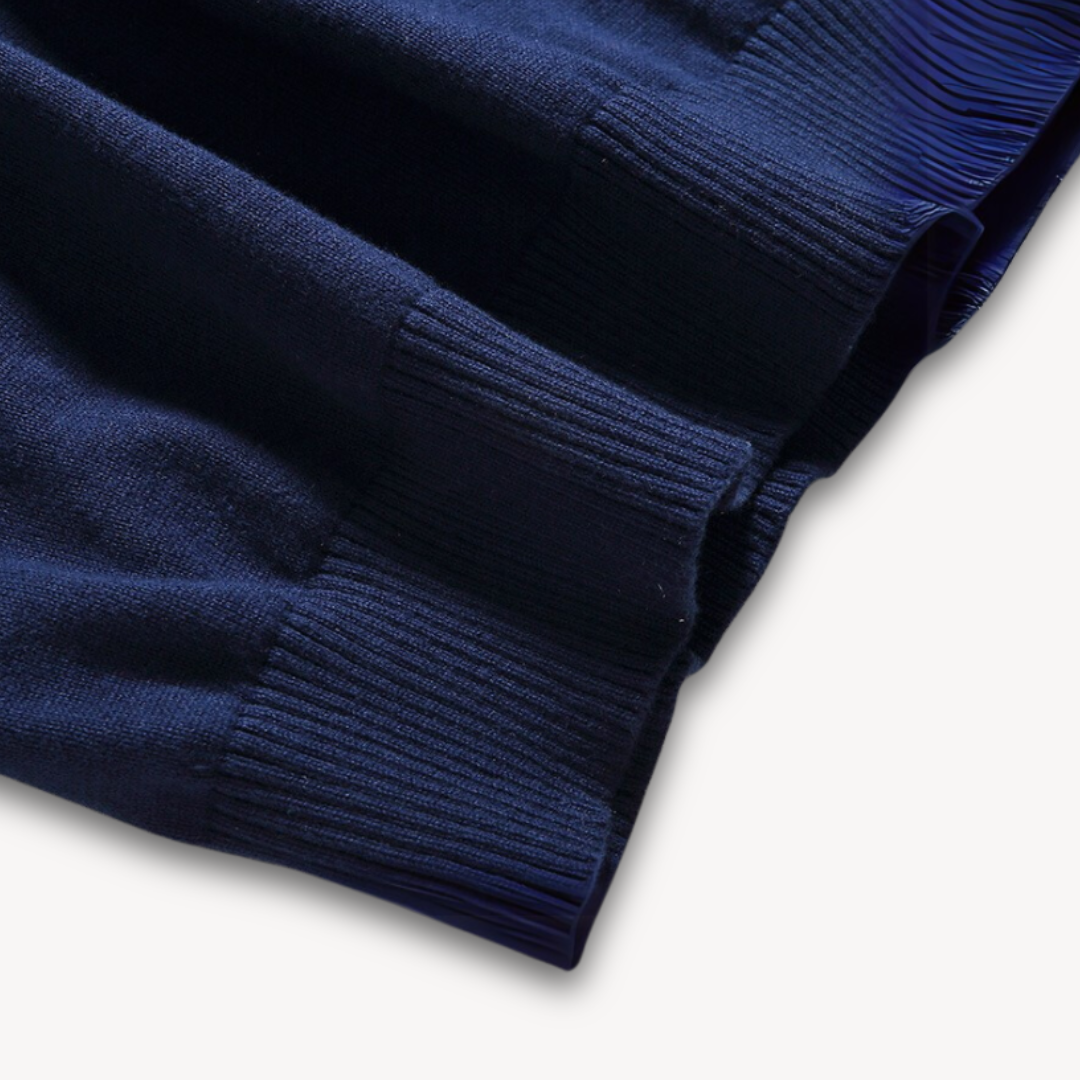 V Neck Pullover Jumper - Slim Fit Smart Casual Style