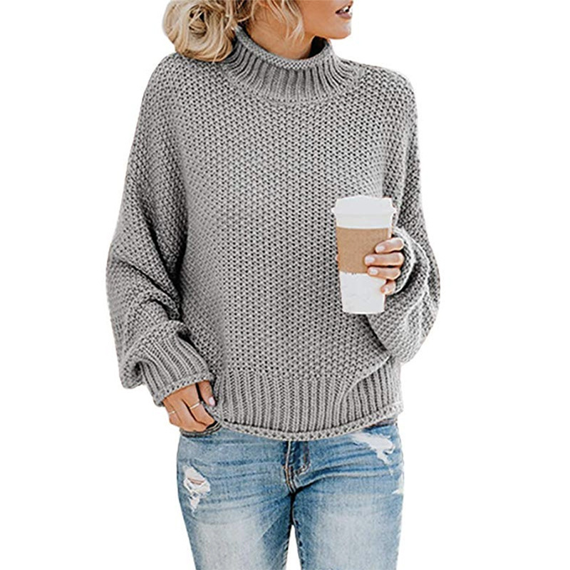 Knit Jumper | High Neck with Relaxed Fit