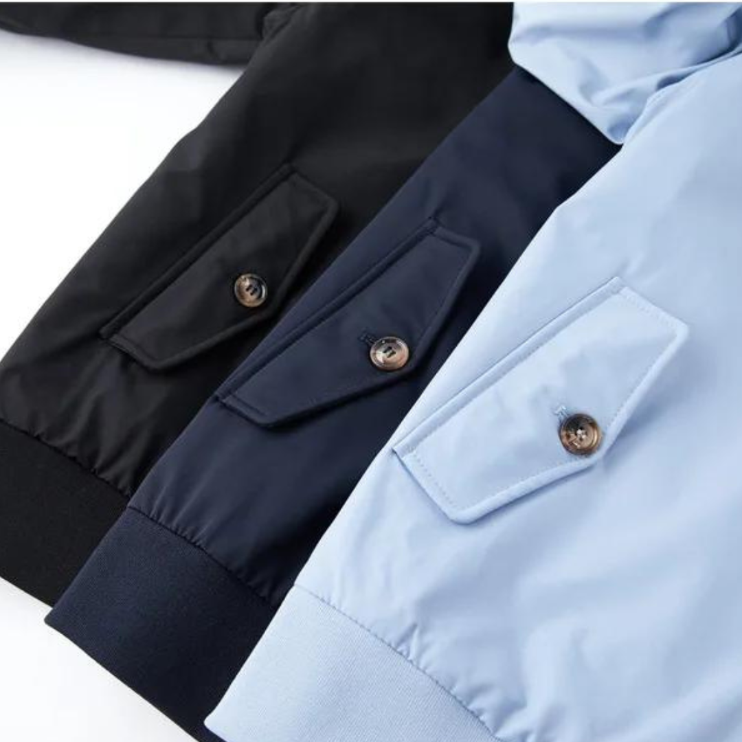 Harrington Jacket - Zip Front with Tartan Lining