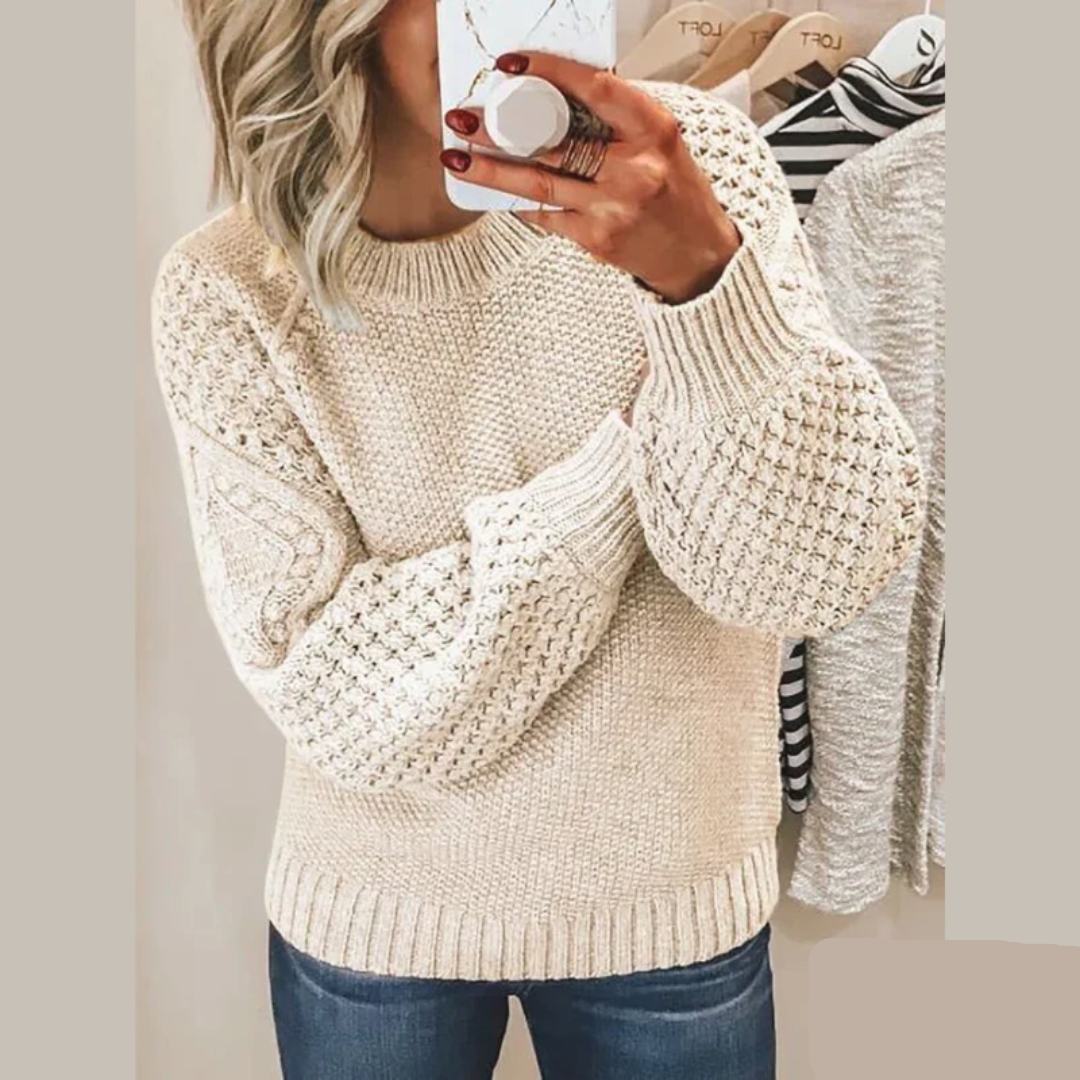 Clara | Vintage-Inspired Wool Jumper with Flattering Fit