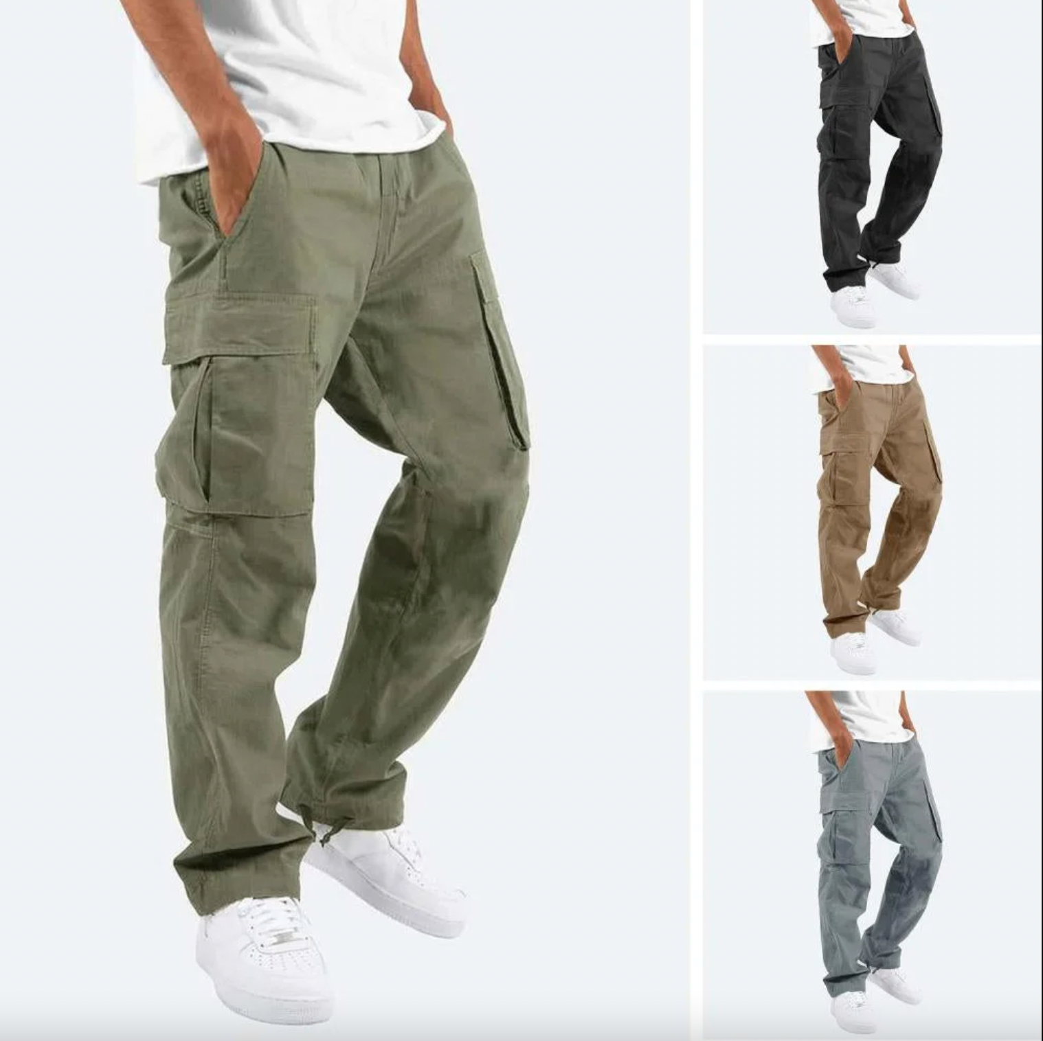 Cargo Trousers | Loose Fit with Utility Pockets