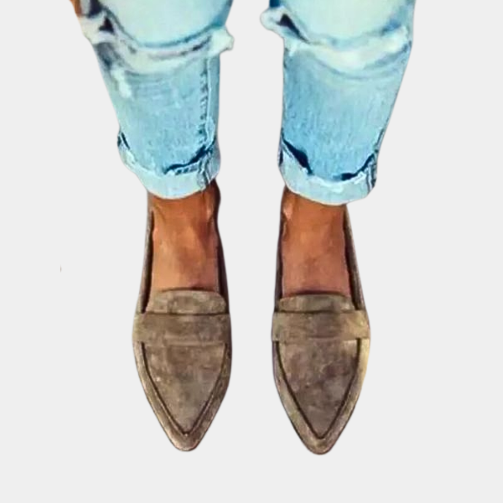 Loafers - Pointed Toe Slip On Flats