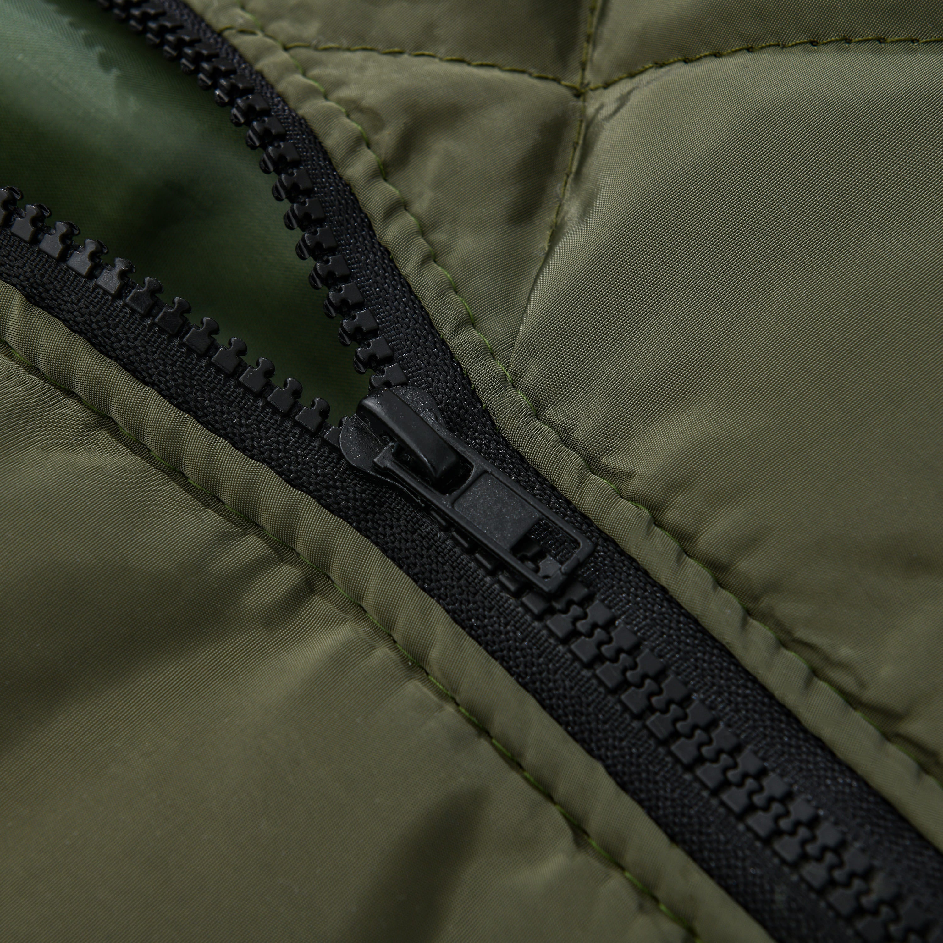 Quilted Bomber Jacket | Zip Front Classic Fit