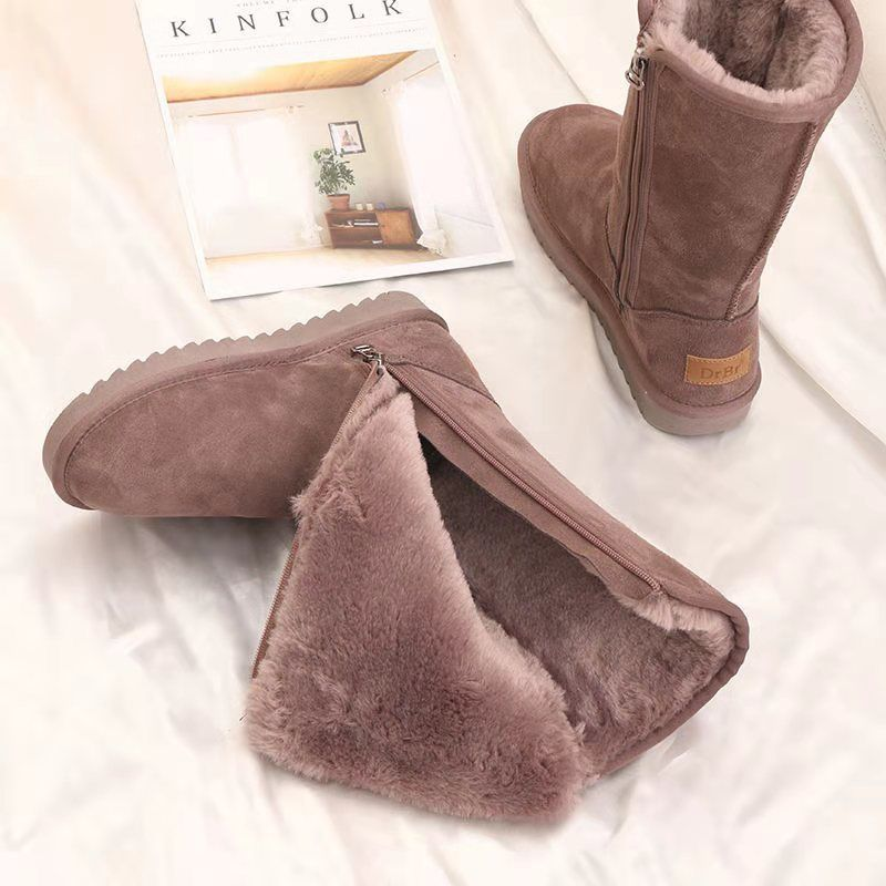 Winter Boots - Mid Calf Style with Fold Down Design