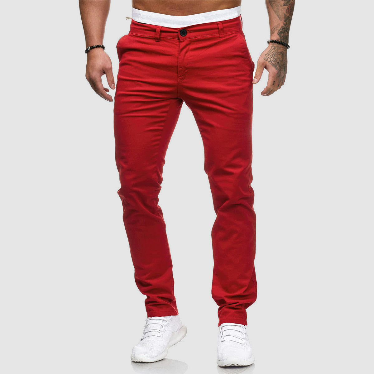 Work Trousers - Slim Fit with Clean Finish
