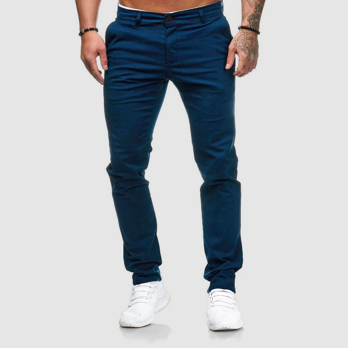 Work Trousers - Slim Fit with Clean Finish