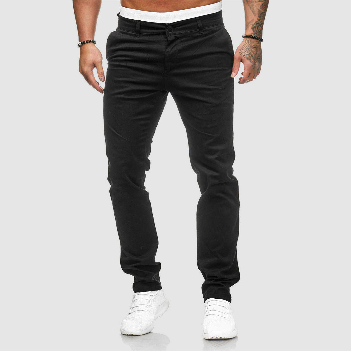 Work Trousers - Slim Fit with Clean Finish