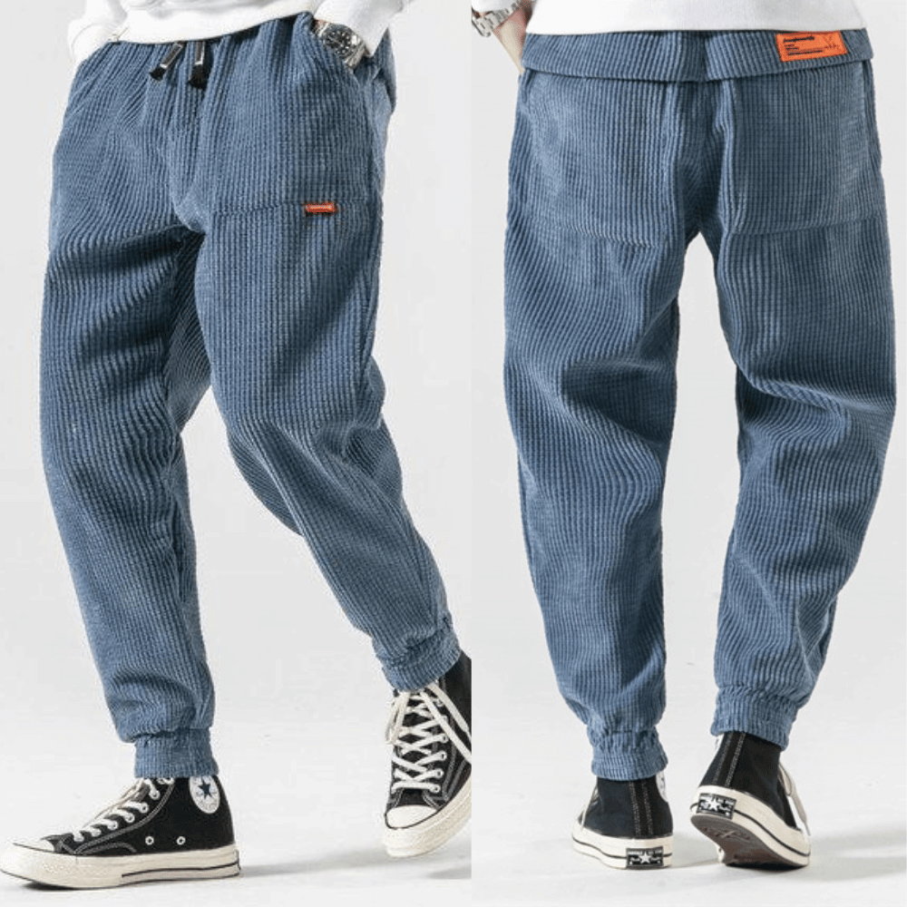 Loose Fit Trousers - Tapered Jogger Style