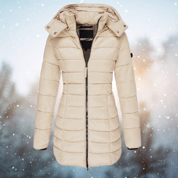 Puffer Coat | Long Quilted with Hood