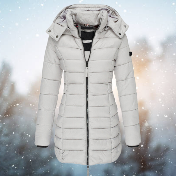 Puffer Coat | Long Quilted with Hood
