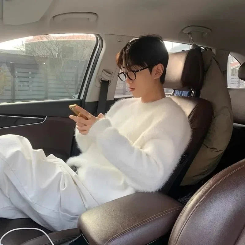 Men's Long Chunky Sweater